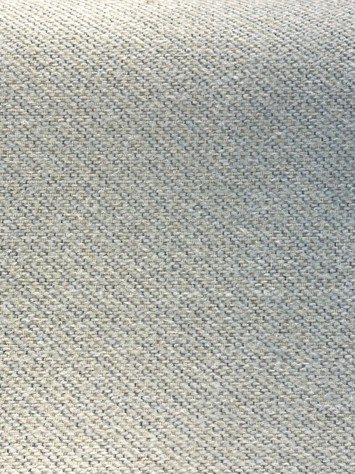 1 Yard Light Blue Tweed Outdoor Upholstery Durable 100% Acrylic Chenille Solid Fabric