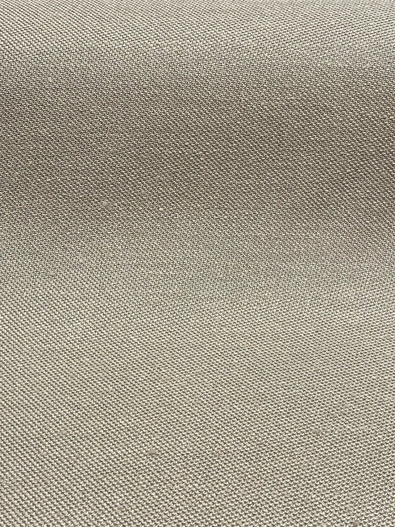 1 Yard Upholstery Linen Fabric Plain Taupe Soft Durable 100% Italian Linen 56 Inch Width