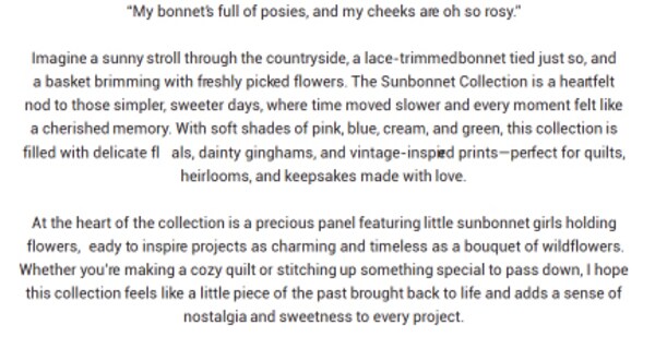 Sunbonnet 2.5&#x22; Strip Roll (Jelly Roll) by My Sew Quilty Life for Moda (31760JR)