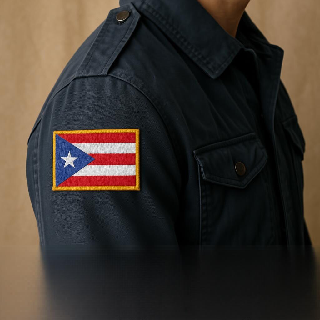 Haiti Flag Patch with Hook Backing Measures 3.50 x 2.25 inches Embroidered Flag Patch Emblems with Hook Backing