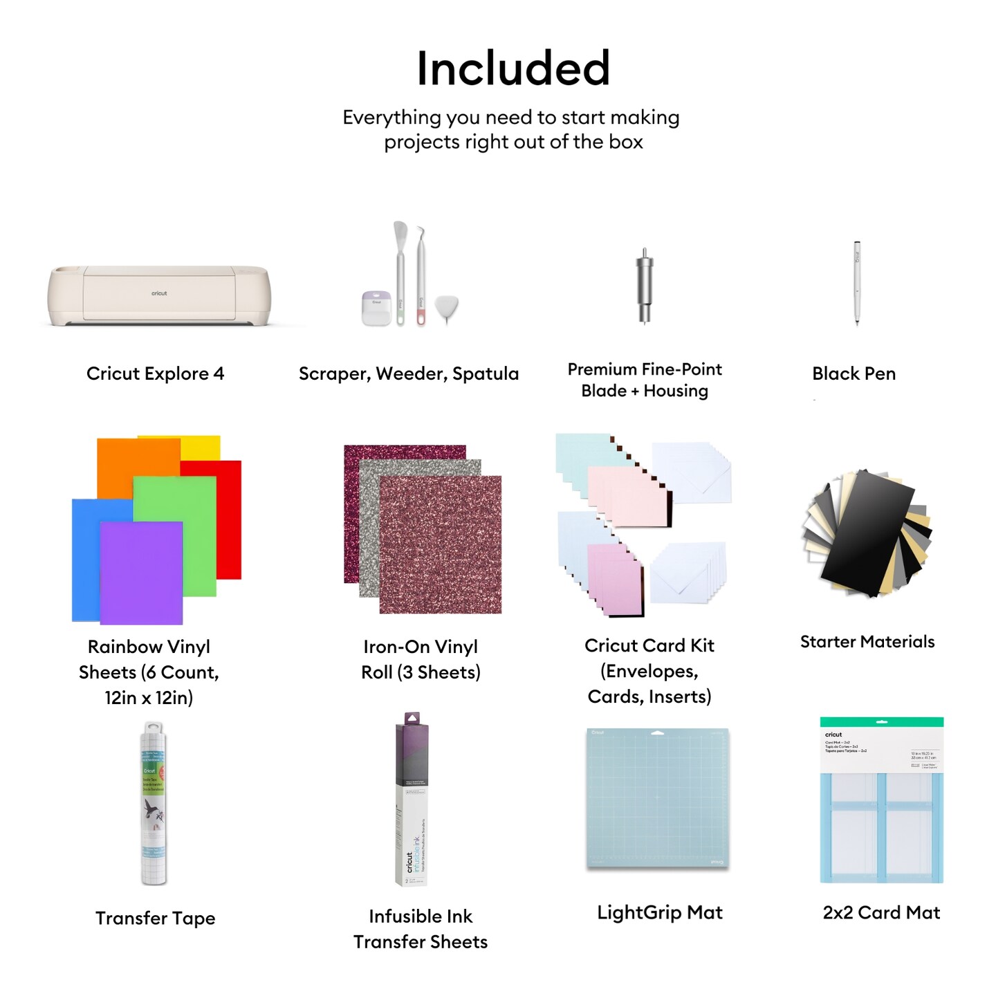 Cricut Explore 4 Electric Craft Cutting Machine with Ultimate Card Making Bundle