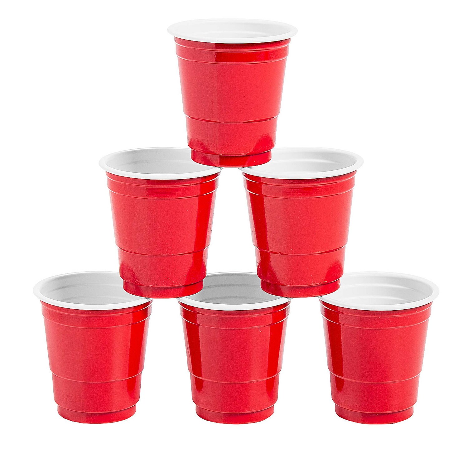 4th of July 1.5 oz Bulk 50 Ct. Disposable Plastic Shot Glasses