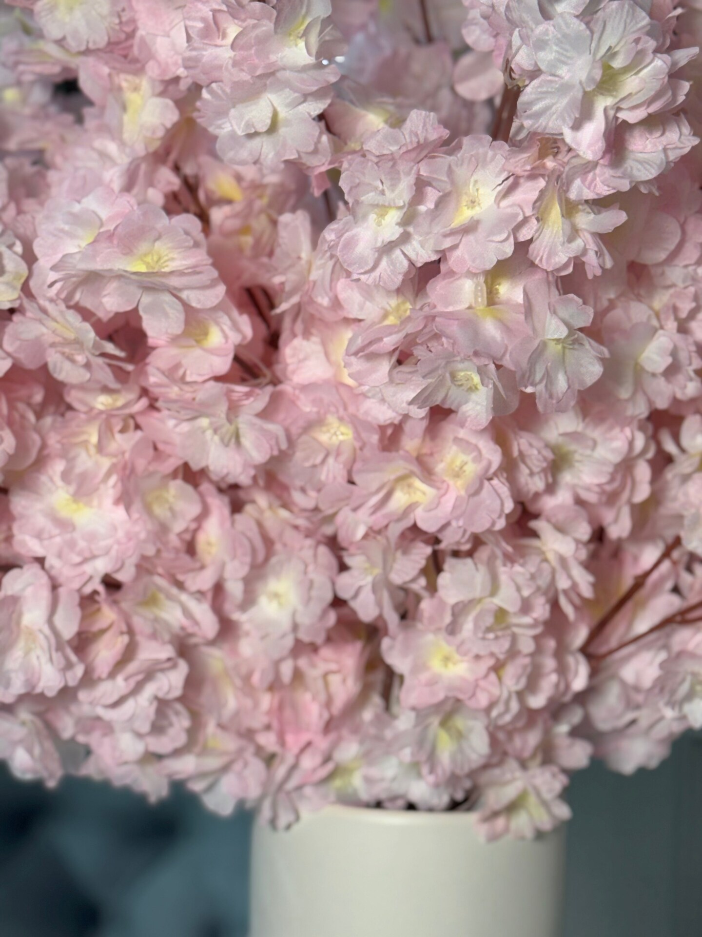 Mila Silk Light Pink Cherry Blossom Flower Branches 3 Pack 36''