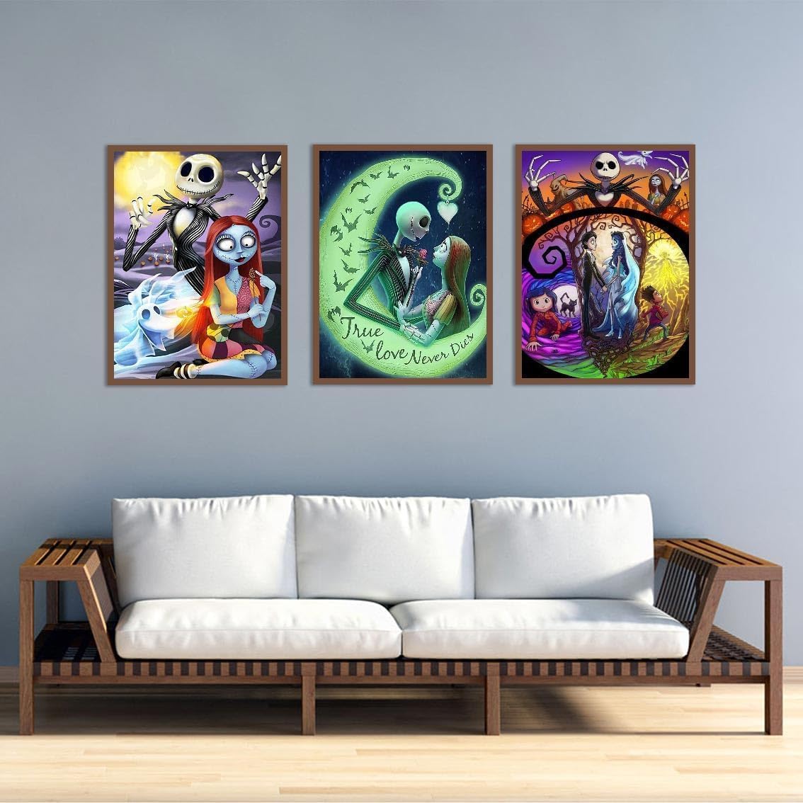 Diamond Painting Kits for Adults - 3 Pack Halloween 5D Diamond Art Kits Full Drill Diamond Dots Paintings