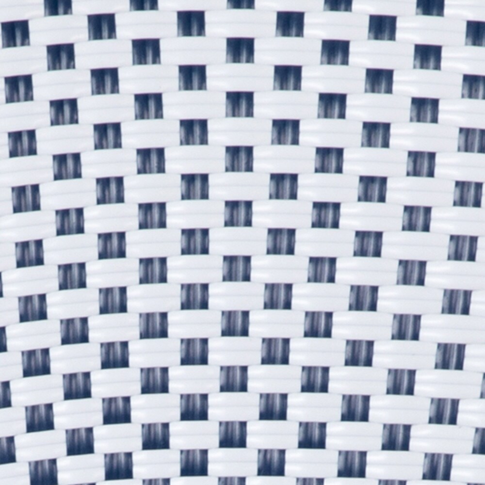 Merrick Lane Celia Bistro Style Table with Tempered Glass Top, PE Rattan, and Bamboo Finished Metal Frame for Indoor/Outdoor Use