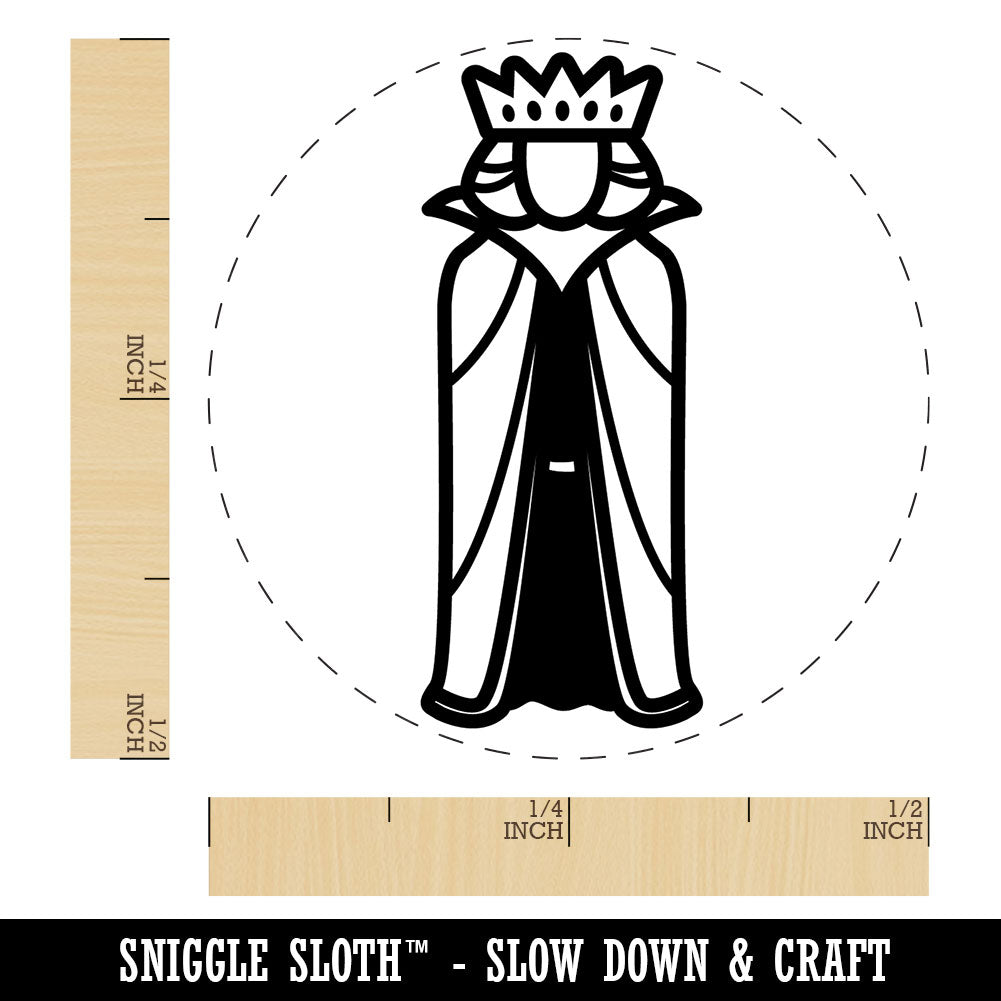 Regal Noble Queen Medieval Crown Self-Inking Rubber Stamp Crafting Planners