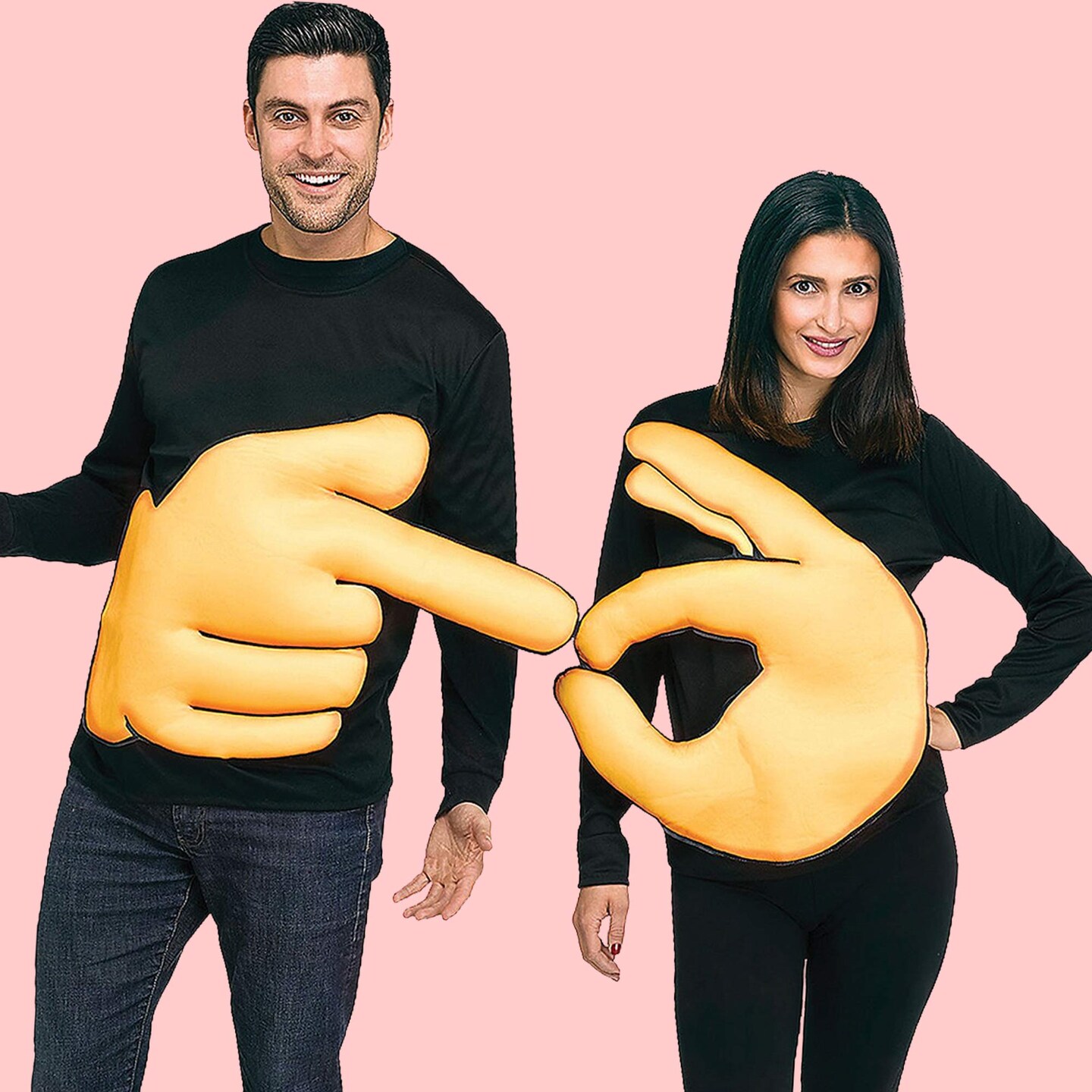 OK Pointer Adult Costume Set Two Piece Funny Gesture Duo Outfit