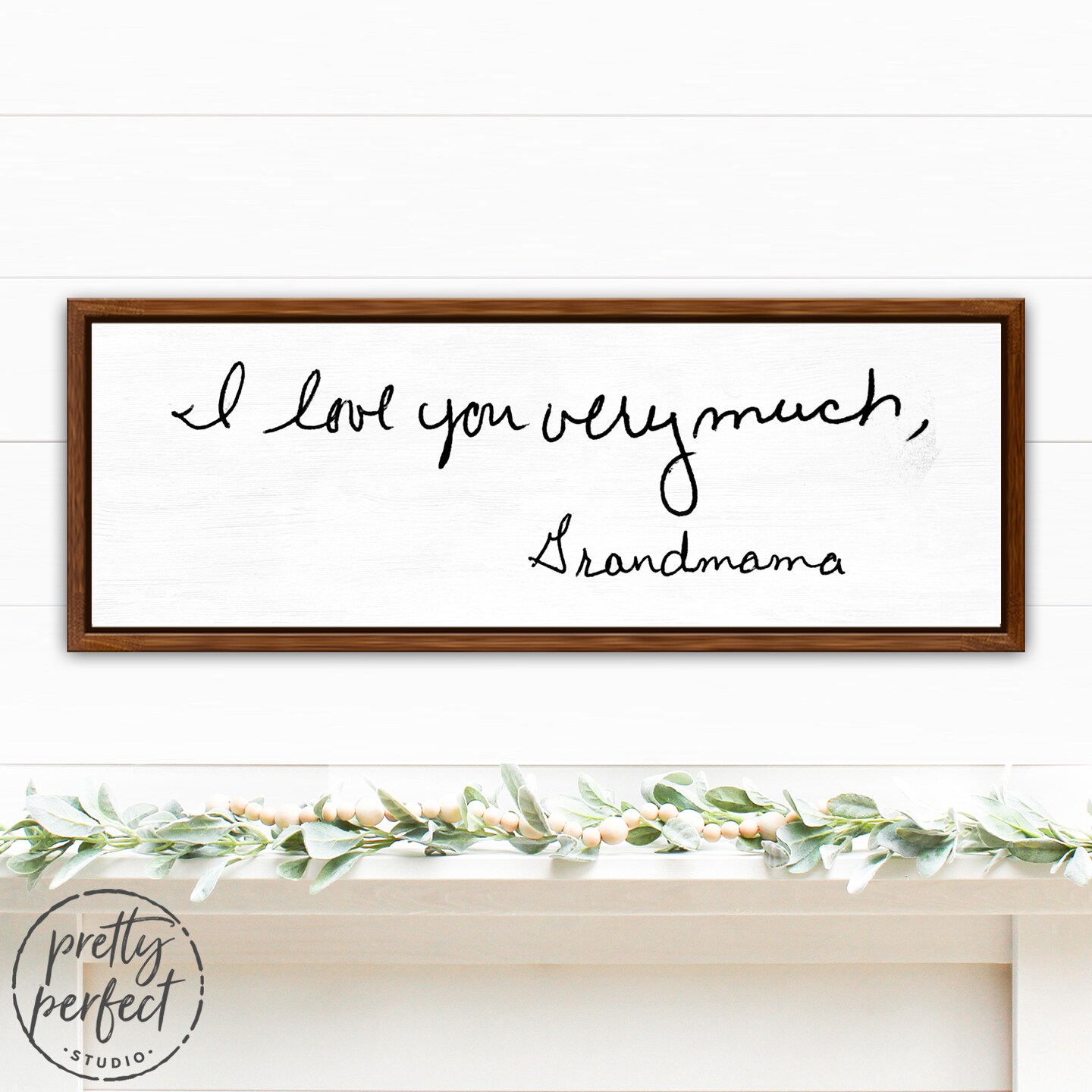 Custom Handwriting Sign Framed, Deceased Memorial Hand writing Keepsake ...
