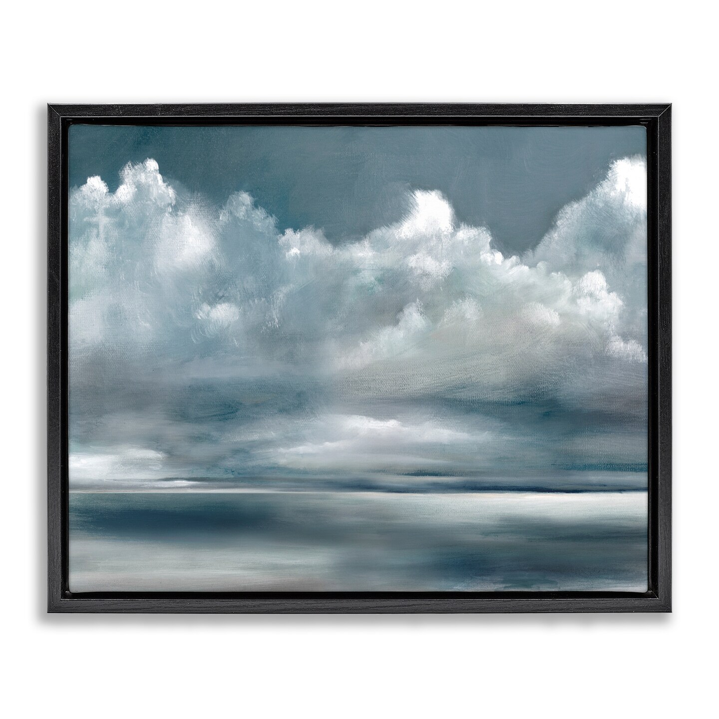Stupell Industries Full Grey Storm Clouds Floating Frame By Ruane Manning
