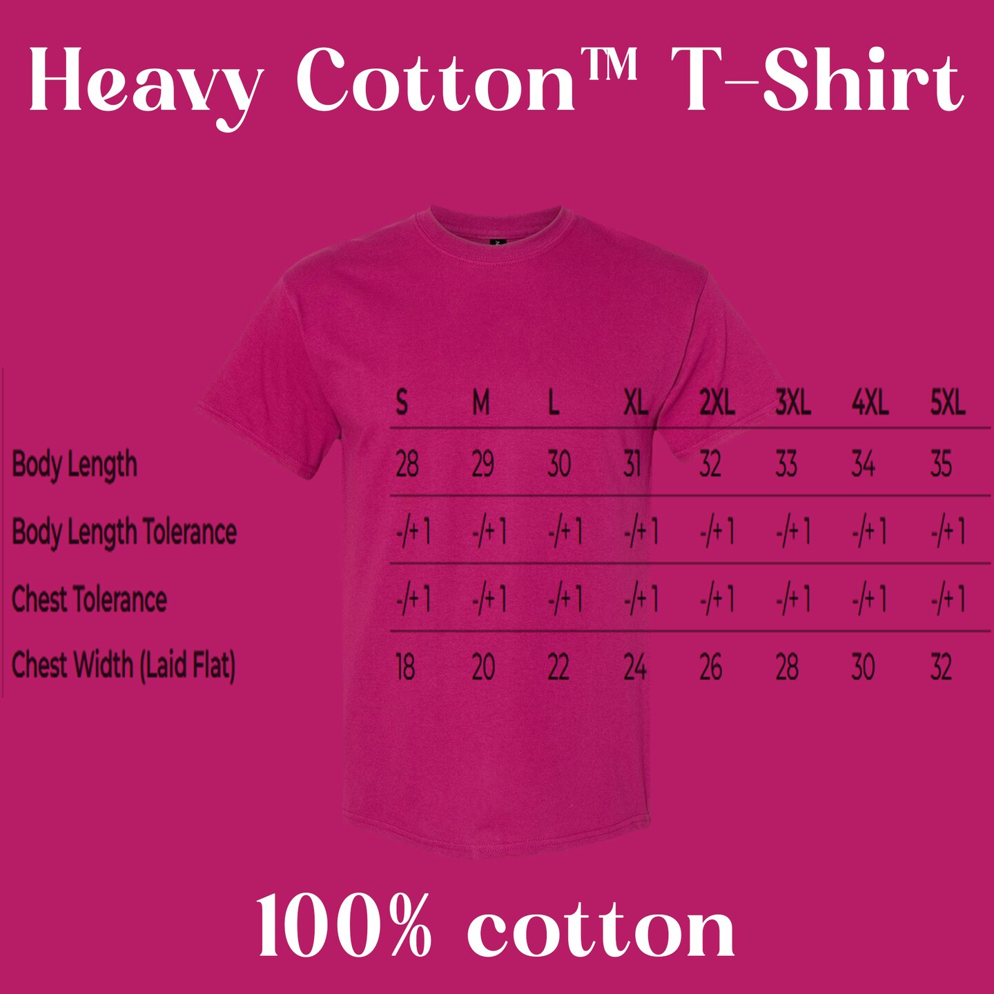 Gildan Craft-Ready Heavy Cotton T-Shirt, Adult's Berry DIY Project Blank Shirt