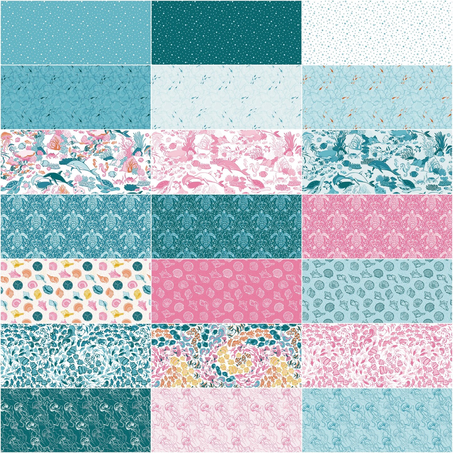 Reef Fat Quarter Bundle by Corinne Wells for Riley Blake (FQ-17270-21)