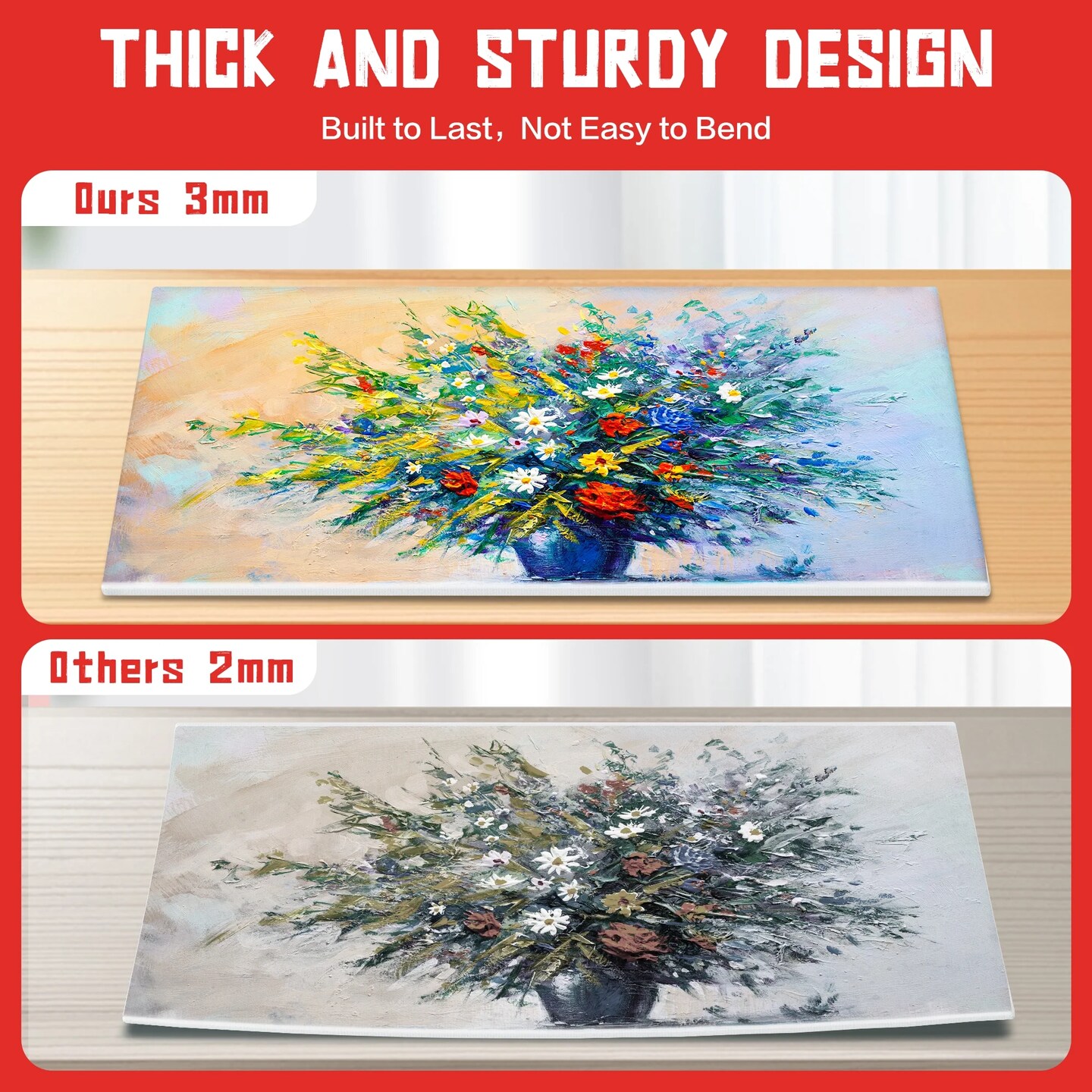 Finenolo 12-Pack Acid-Free Triple Primed Canvas Panels for Painting – 8" x 10" Ready-to-Paint Boards