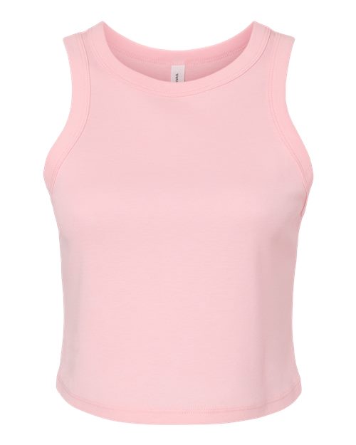 BELLA + CANVAS Women’s Micro Rib Racer Tank for Active Wear & Print Ready Tee