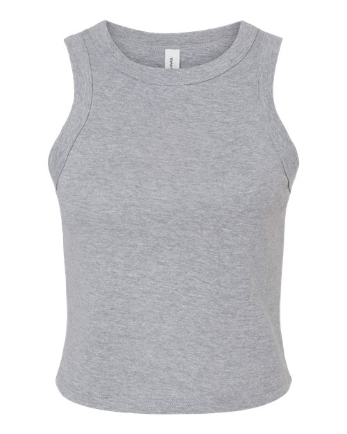 BELLA + CANVAS Women’s Micro Rib Racer Tank for Active Wear & Print Ready Tee