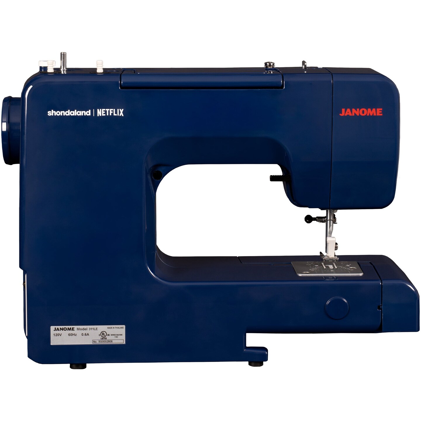 Janome Wisteria Promenade Easy-to-Use 15-Stitch Sewing Machine Officially Licensed Bridgerton Collection