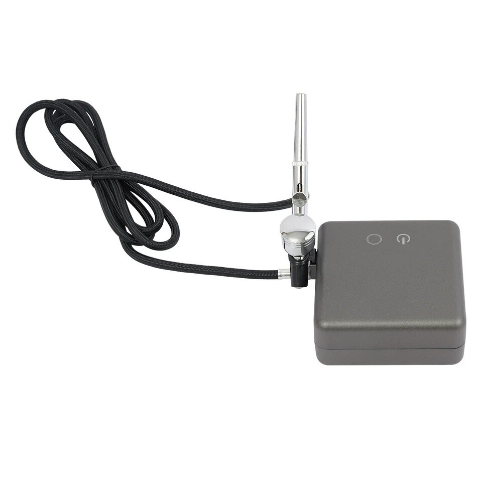 Multi-Purpose Airbrush Kit with High-Pressure Compressor – Dark Gray