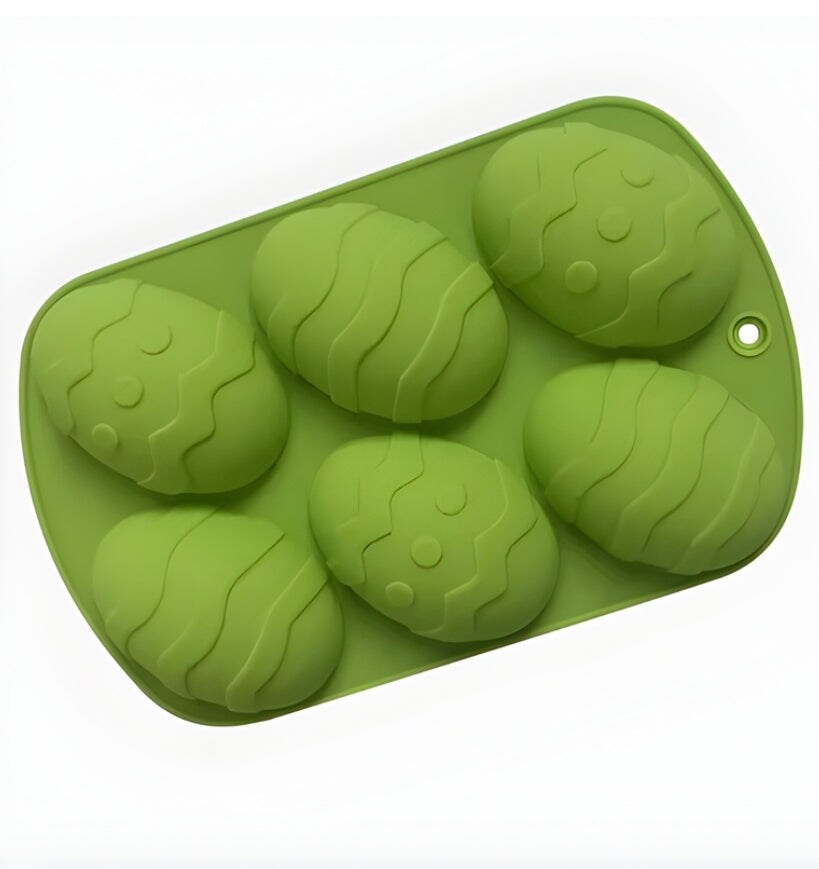 Easter Egg Chocolate Mold 6 Cavity