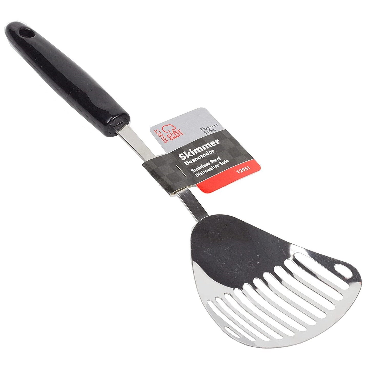 Chef Craft Select Stainless Steel Skimmer - Thumbnail 4
