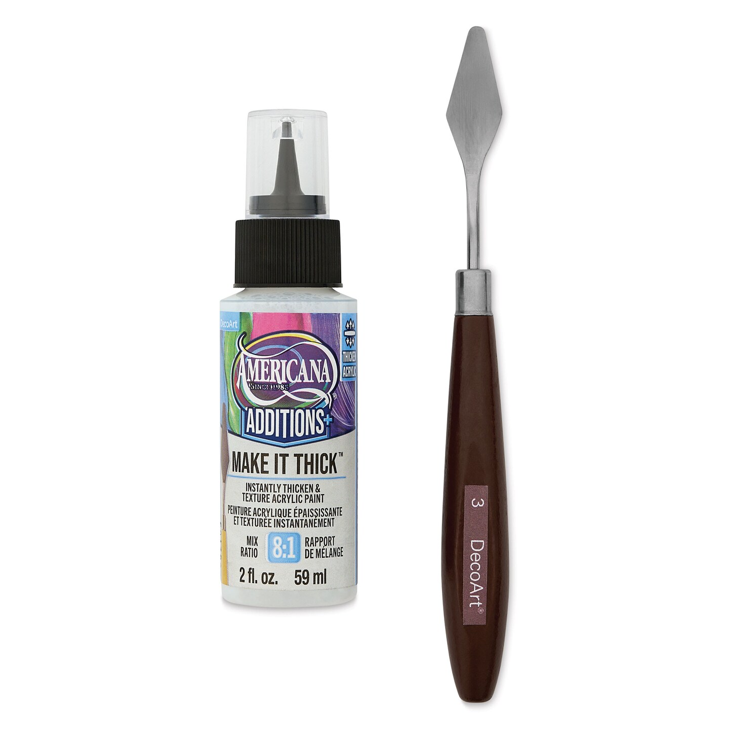 DecoArt Americana Additions Make It Thick Acrylic Medium - Kit