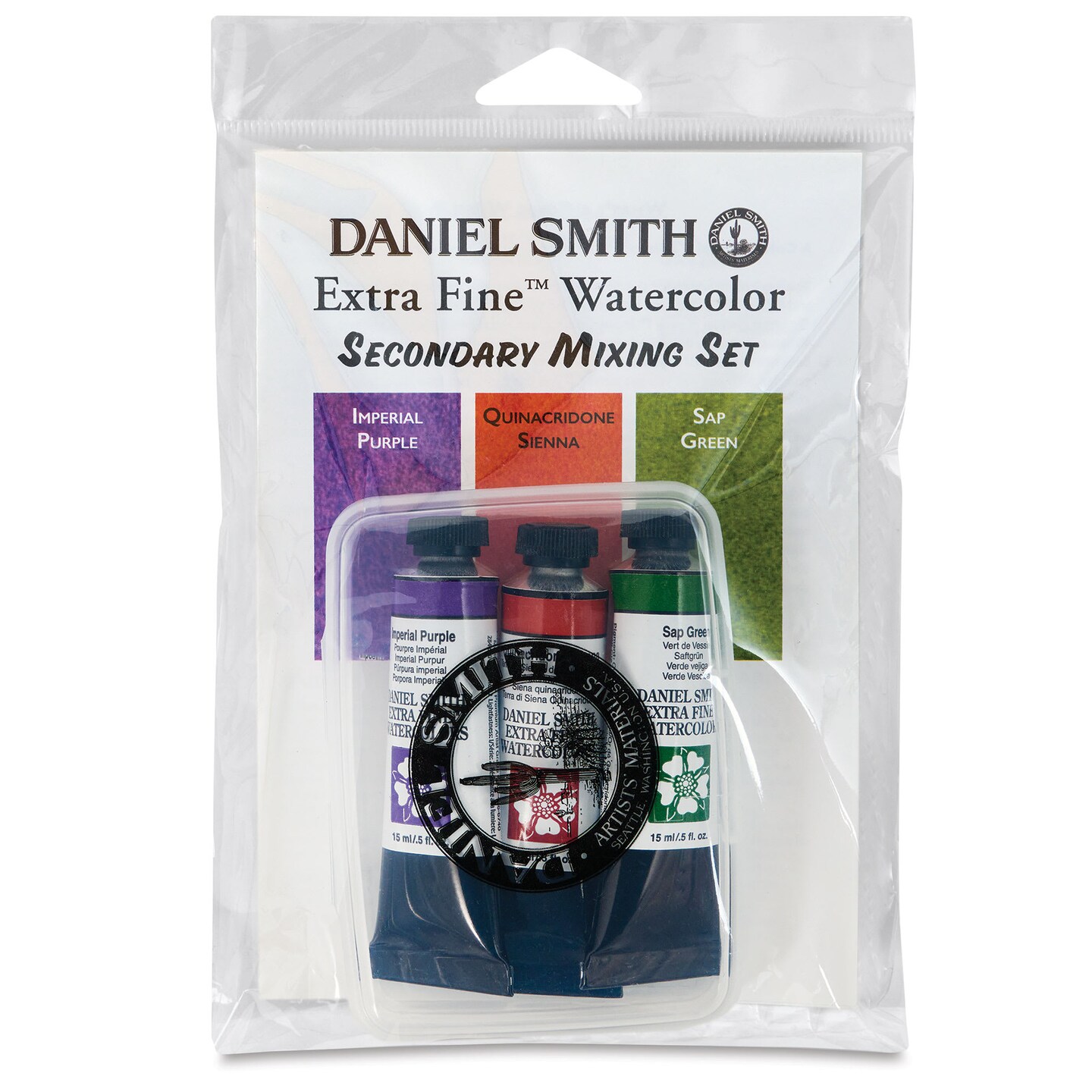 Daniel Smith Extra Fine Watercolor - Set of 3 with Box, Secondary Mixing, 15 ml Tubes