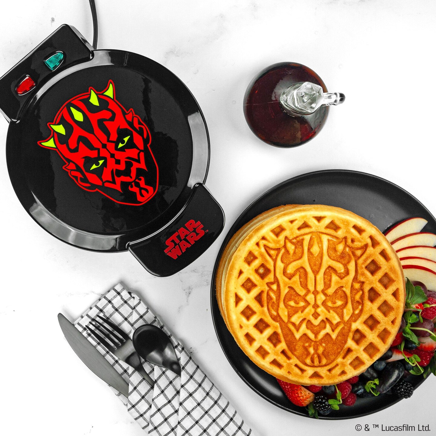 Uncanny Brands Star Wars Darth Maul Waffle Maker | Michaels