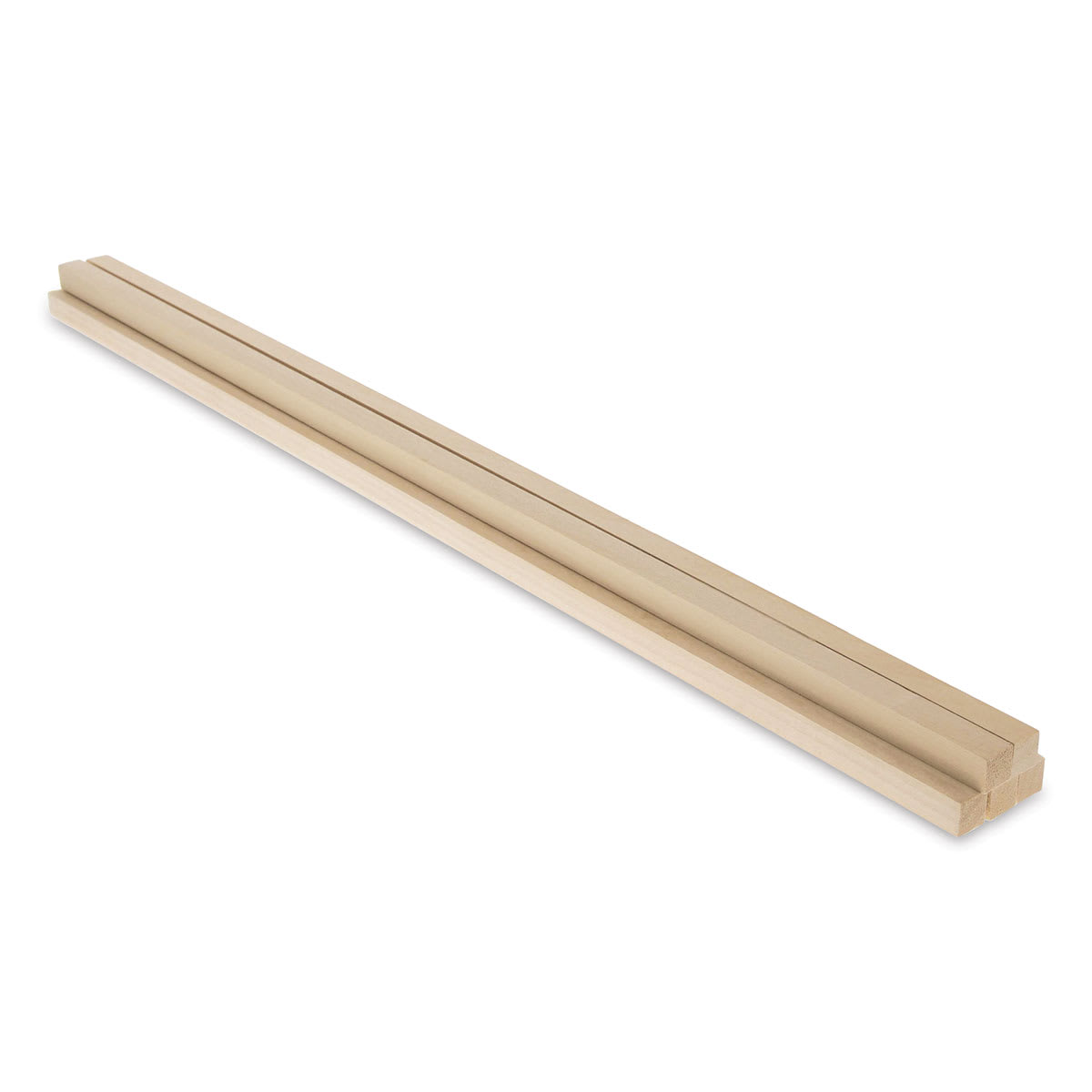 Midwest Products Basswood Strips - 5 Pieces, 1/2" x 1/2" x 24"