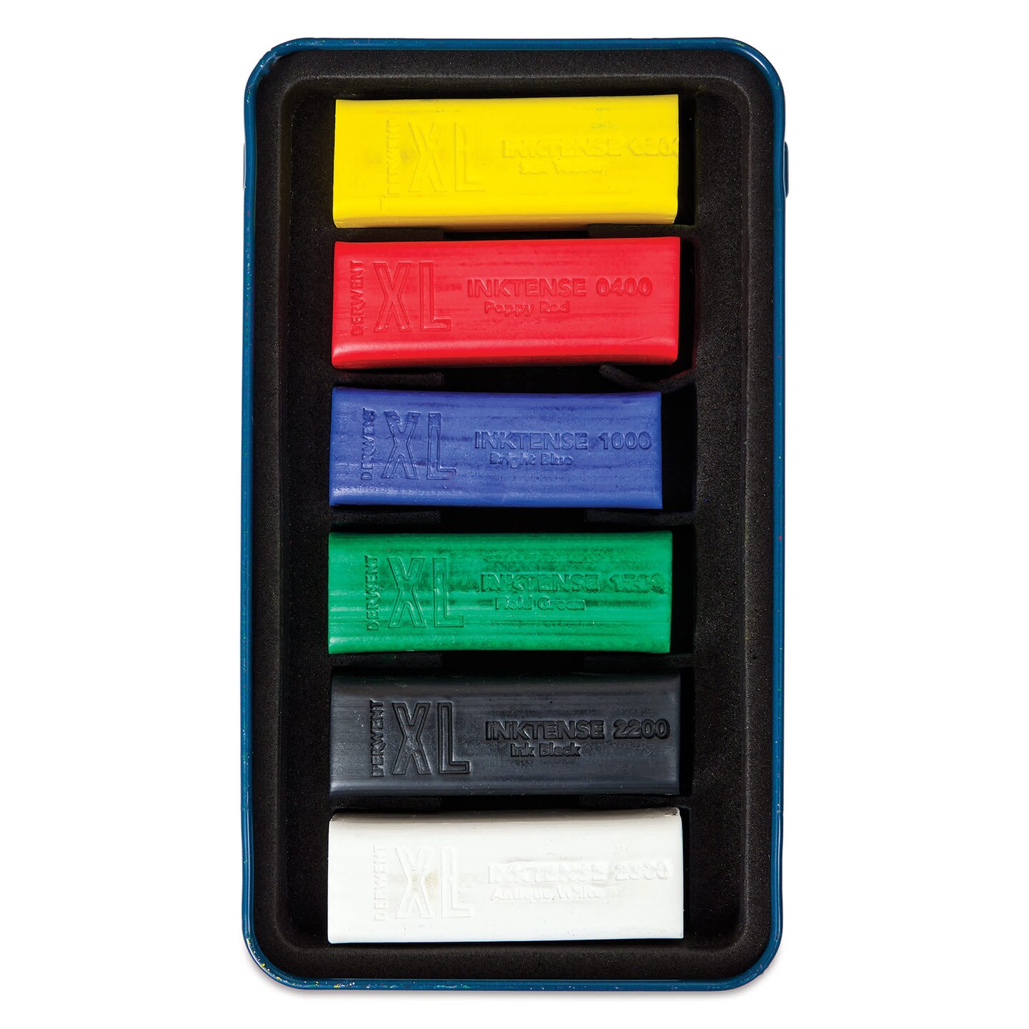 Derwent Inktense XL Blocks - Assorted, Set of 6, Color: Multicolor