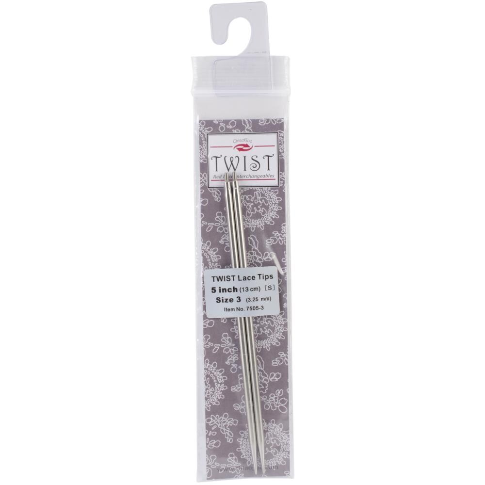 ChiaoGoo TWIST Red Lace Interchangeable Tips 5" - Sizes US 2.5 - 13