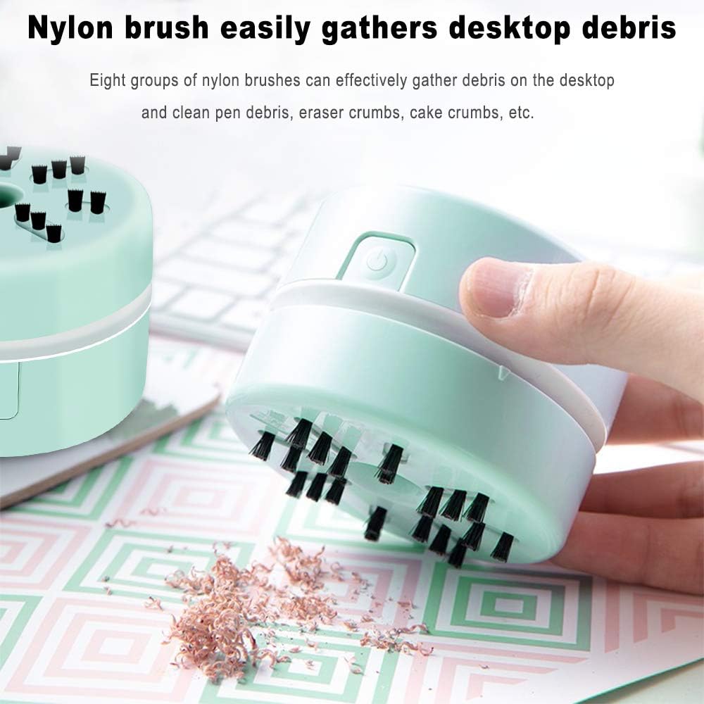 Diamond Accessories Tools, Diamond Tools for Diamonds, Desk Accessories Vacuum Cleaner Mini, Green Hand-Held Vacuum Cleaner