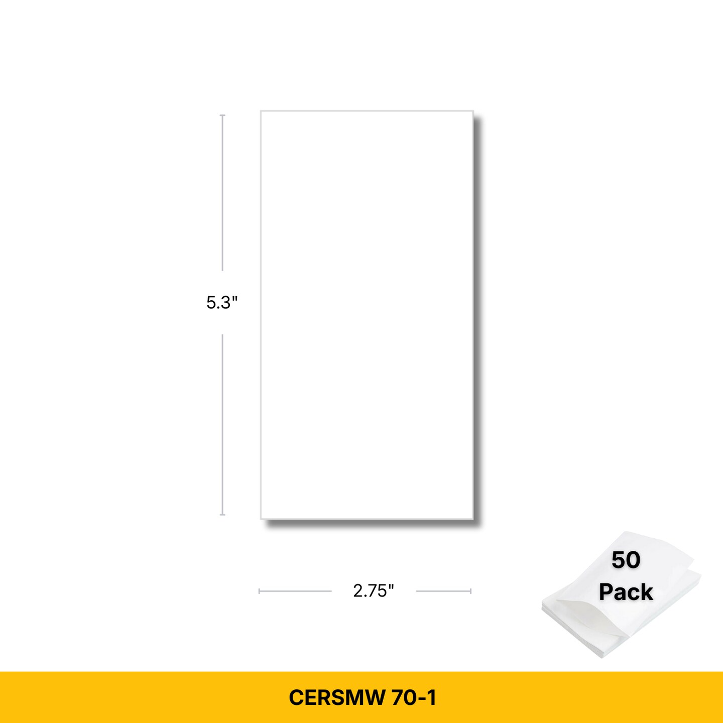 Craft Express 50 Pack Sublimation Shrink Film Sheets – Heat Wraps for Irregular Blanks