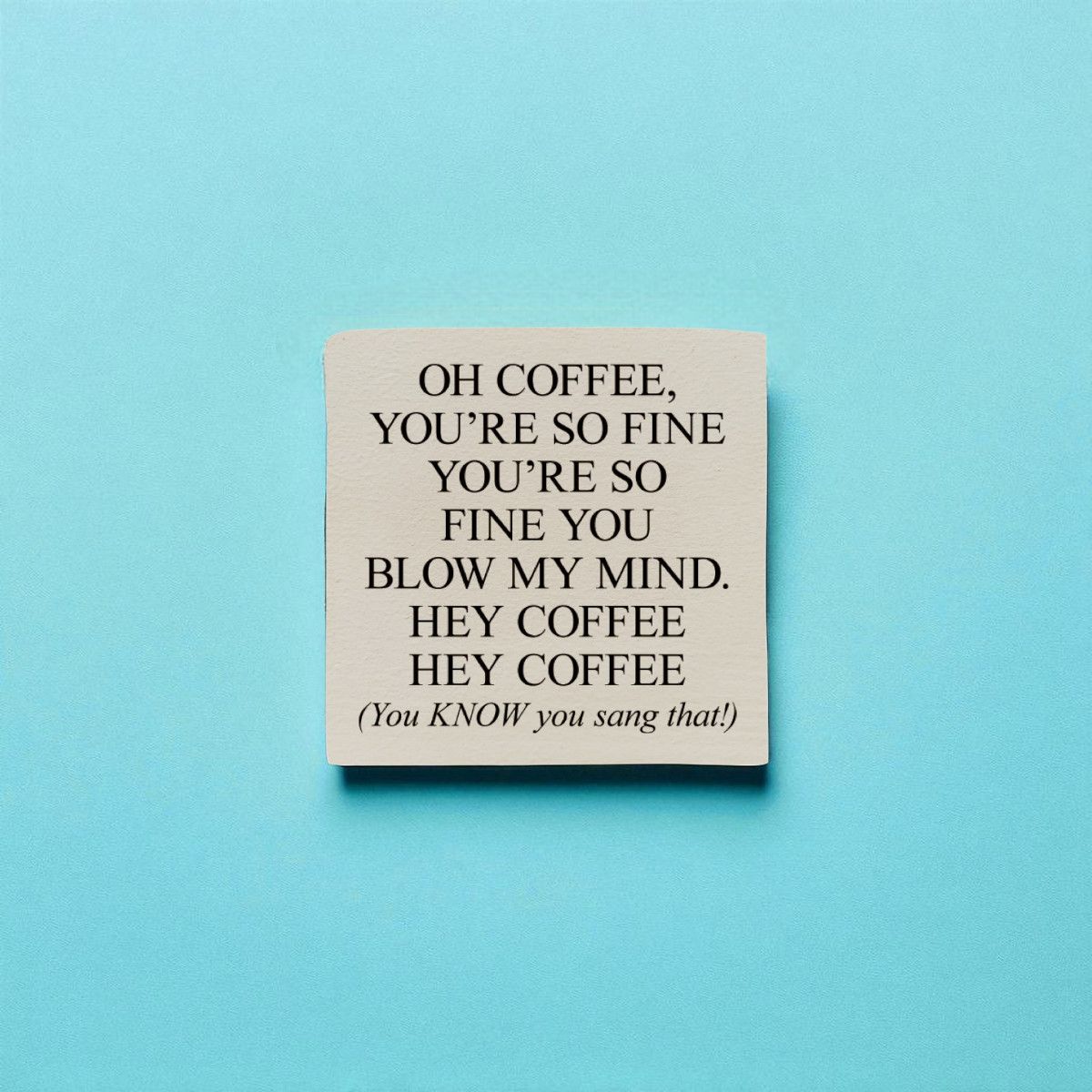 Coffee Lover's Dream Sign Solid Knotty Pine Rustic Kitchen Wall or Shelf Decor