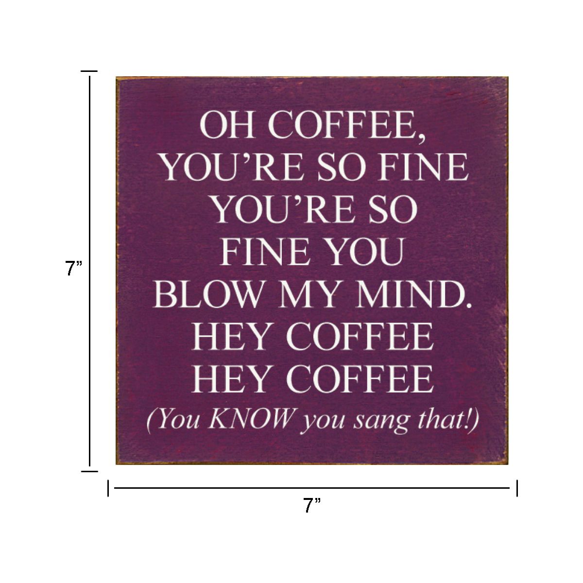 Coffee Lover's Dream Sign Solid Knotty Pine Rustic Kitchen Wall or Shelf Decor
