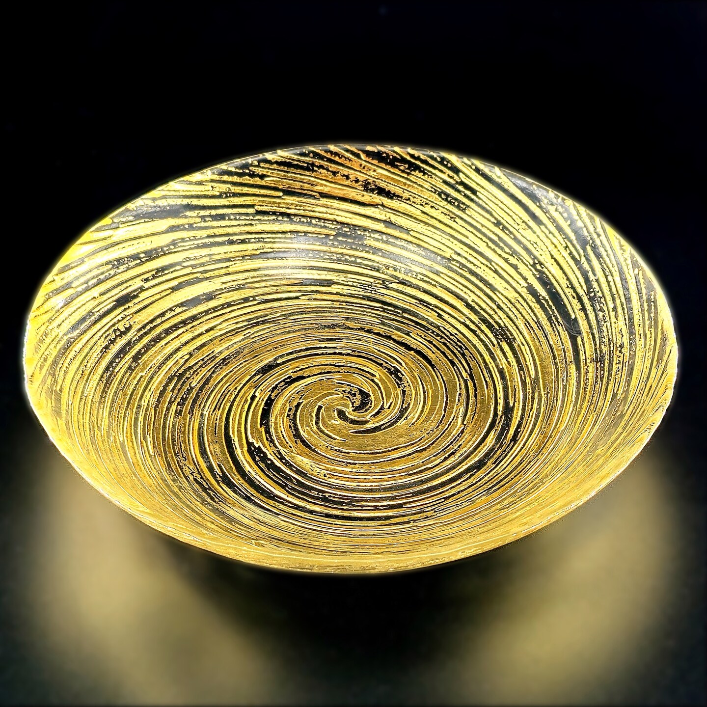 Handmade Glass Bowl Vortex Swirl Design for Everyday and Special Use