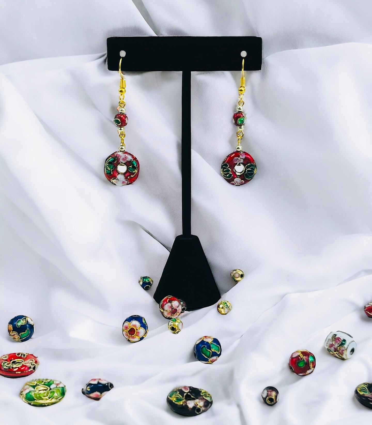 Vintage Hand Painted Classic Cloisonne Bead Collect of About 200 pcs