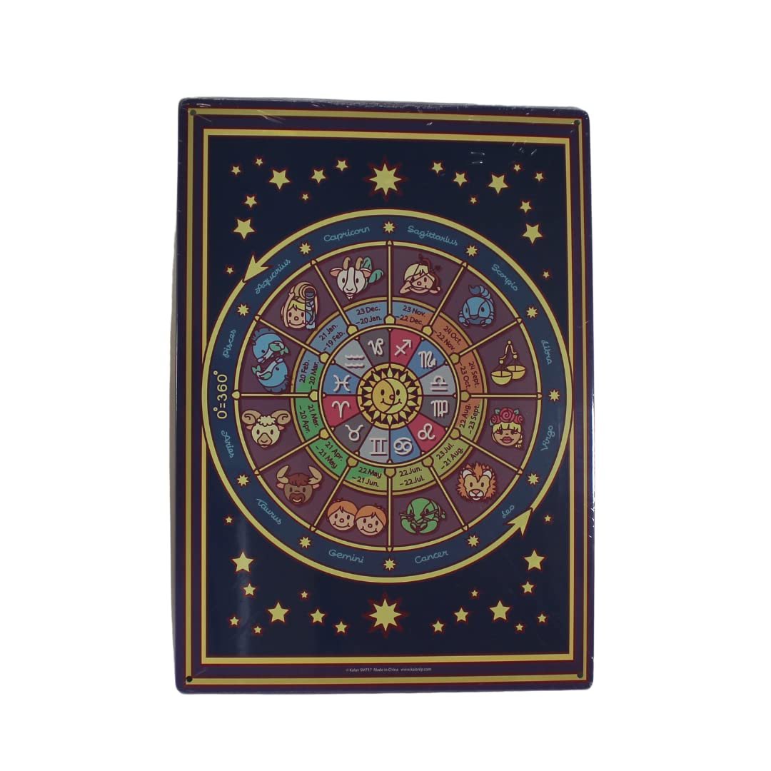 Kawaii Horoscope Chart Metal Sign - Easy-to-Hang Wall Decor - Fun Tin Signs for Man Cave - Metal Dorm Room Decorations, Garage Signs, and Man Cave Signs