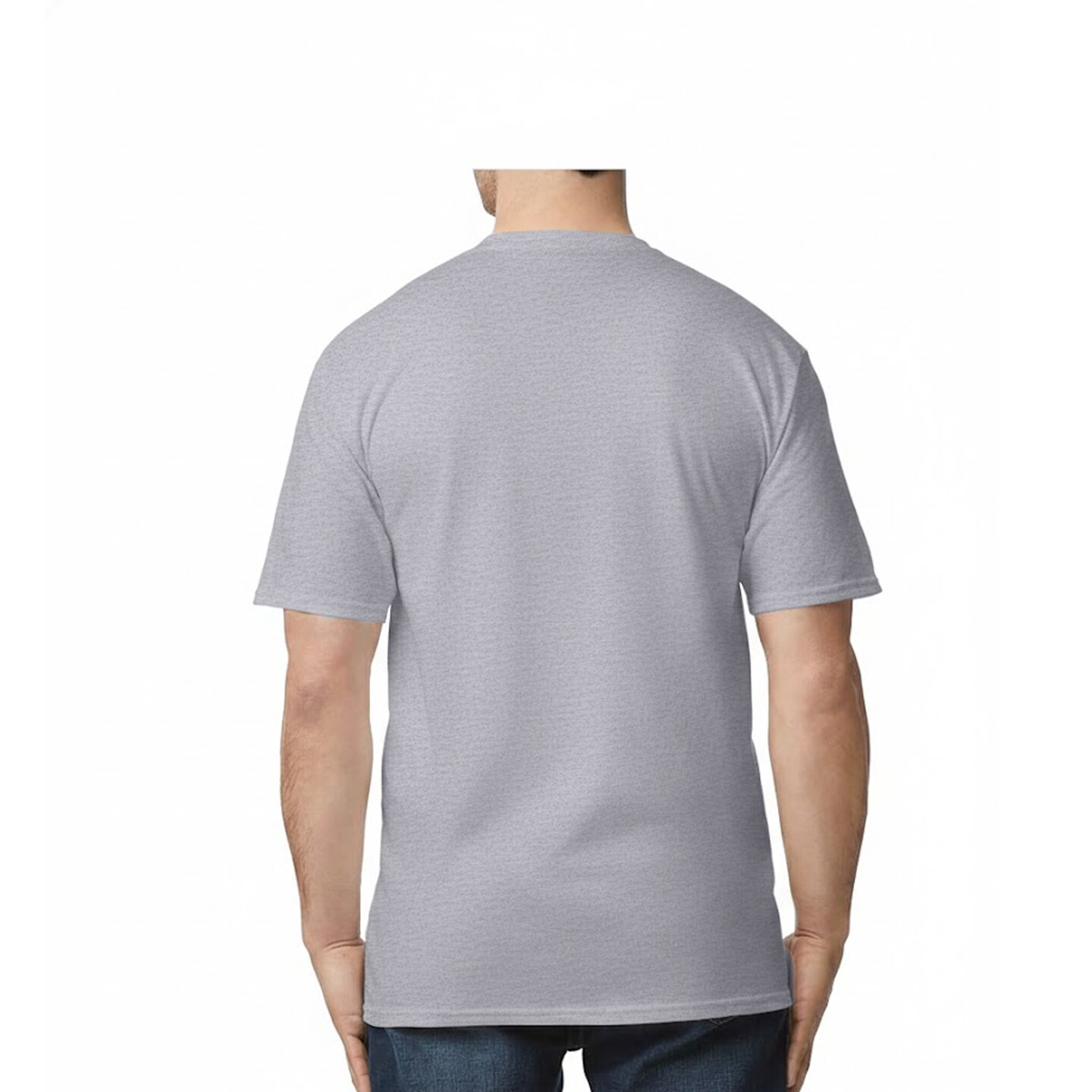 Gildan Ultra Cotton Men’s Tall T-Shirt, Classic Fit Basic Tee, 6 oz. 100% Cotton