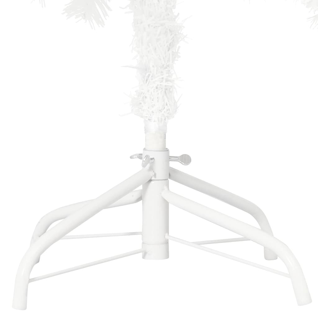 vidaXL Christmas Tree White PE (Polyethylene), Steel, Plastic