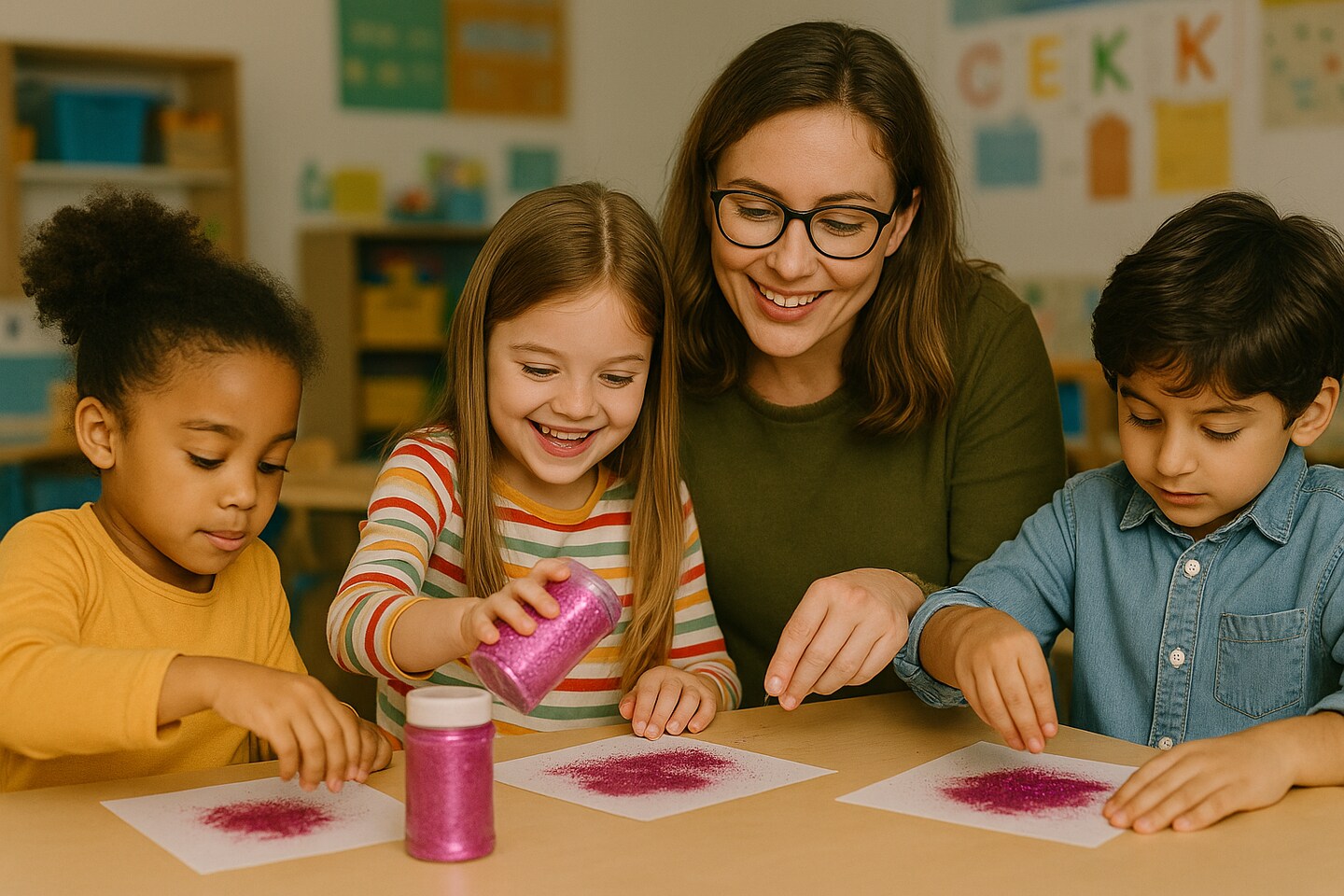 Craft Glitter 1 lb Jar – White / Clear Bulk Glitter for Crafts, Decor & Classroom Projects