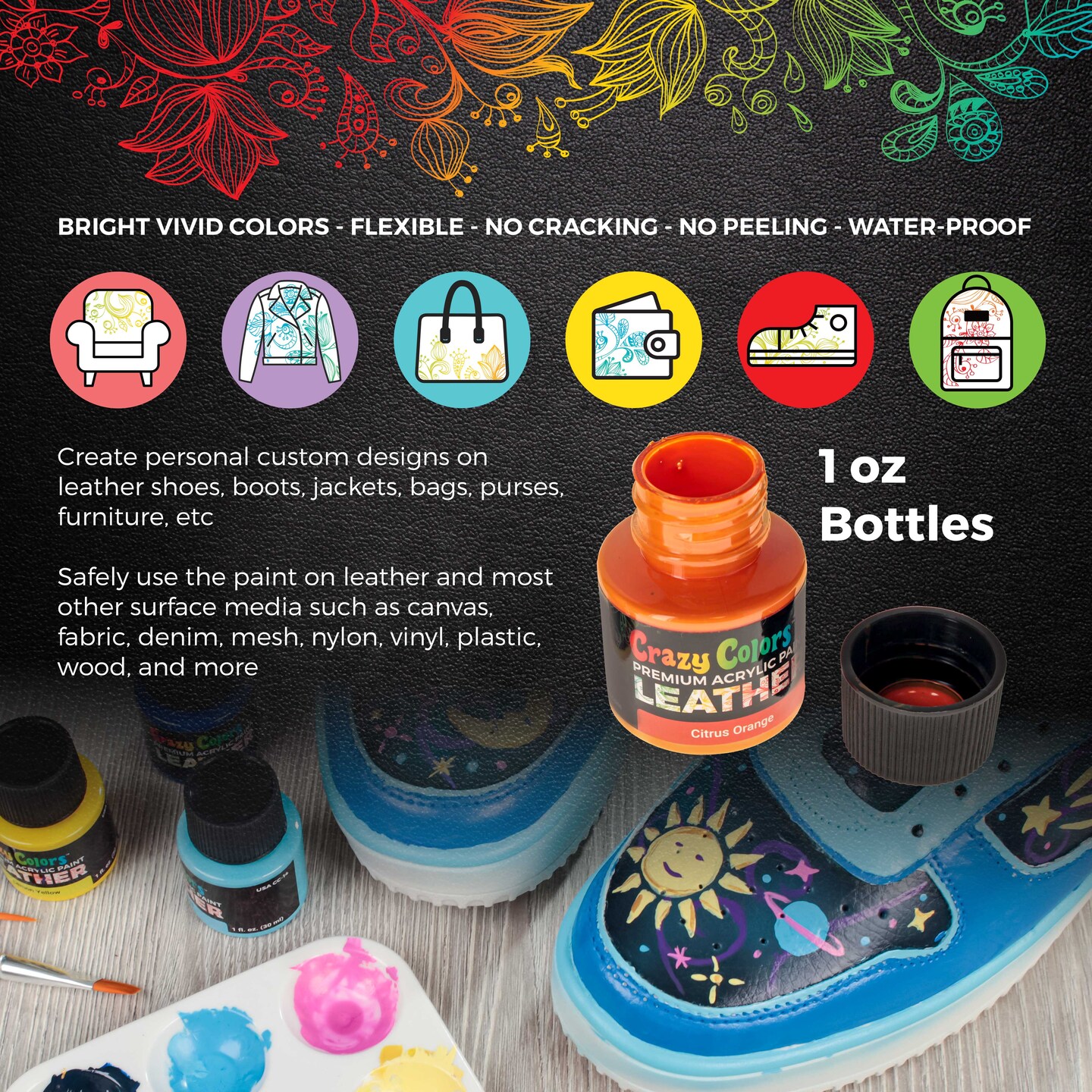 Custom Paint What Paint Do I Use For Shoes Premium Acrylic Shoe