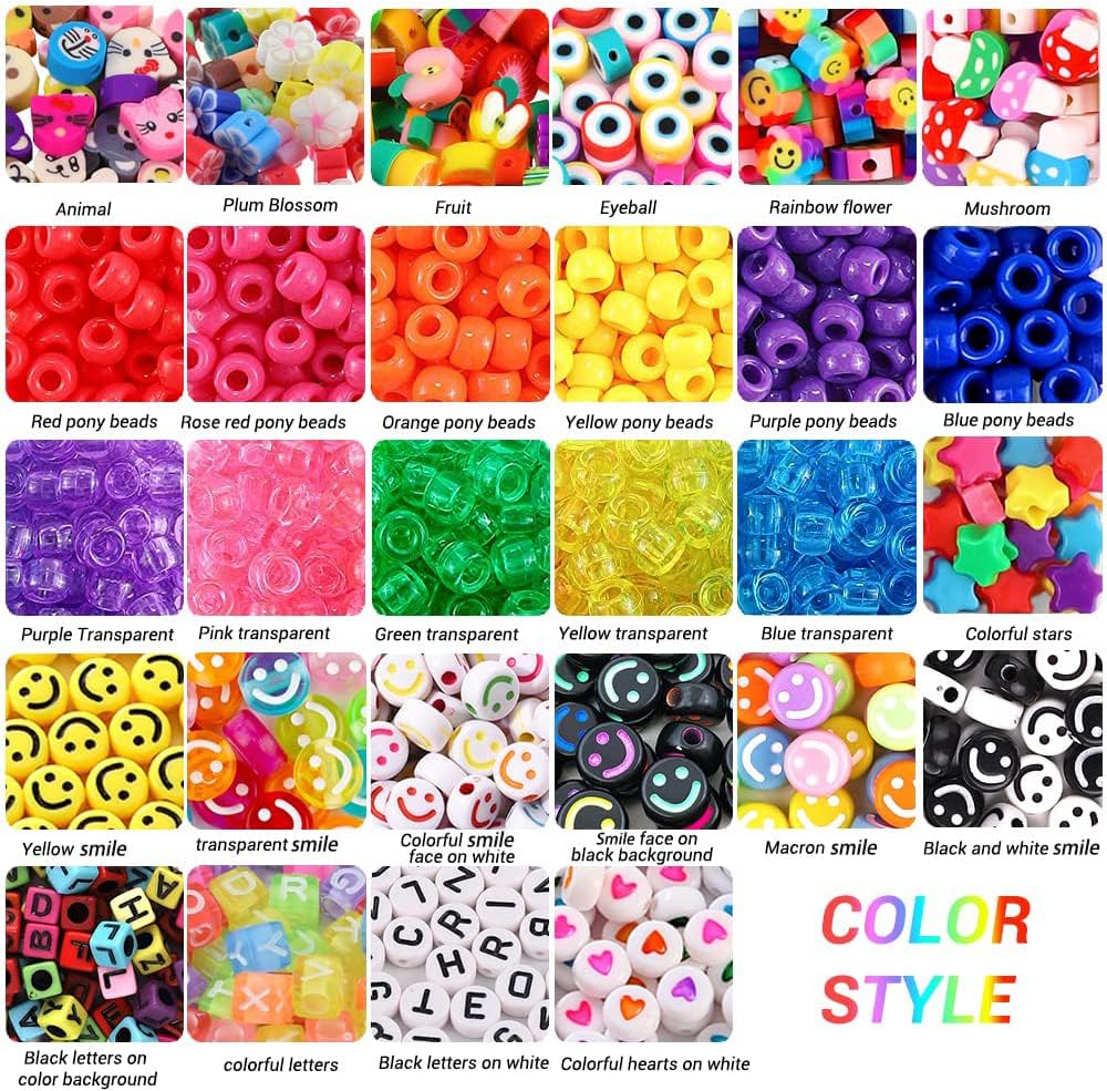 Bracelet Making Kit Pony Beads