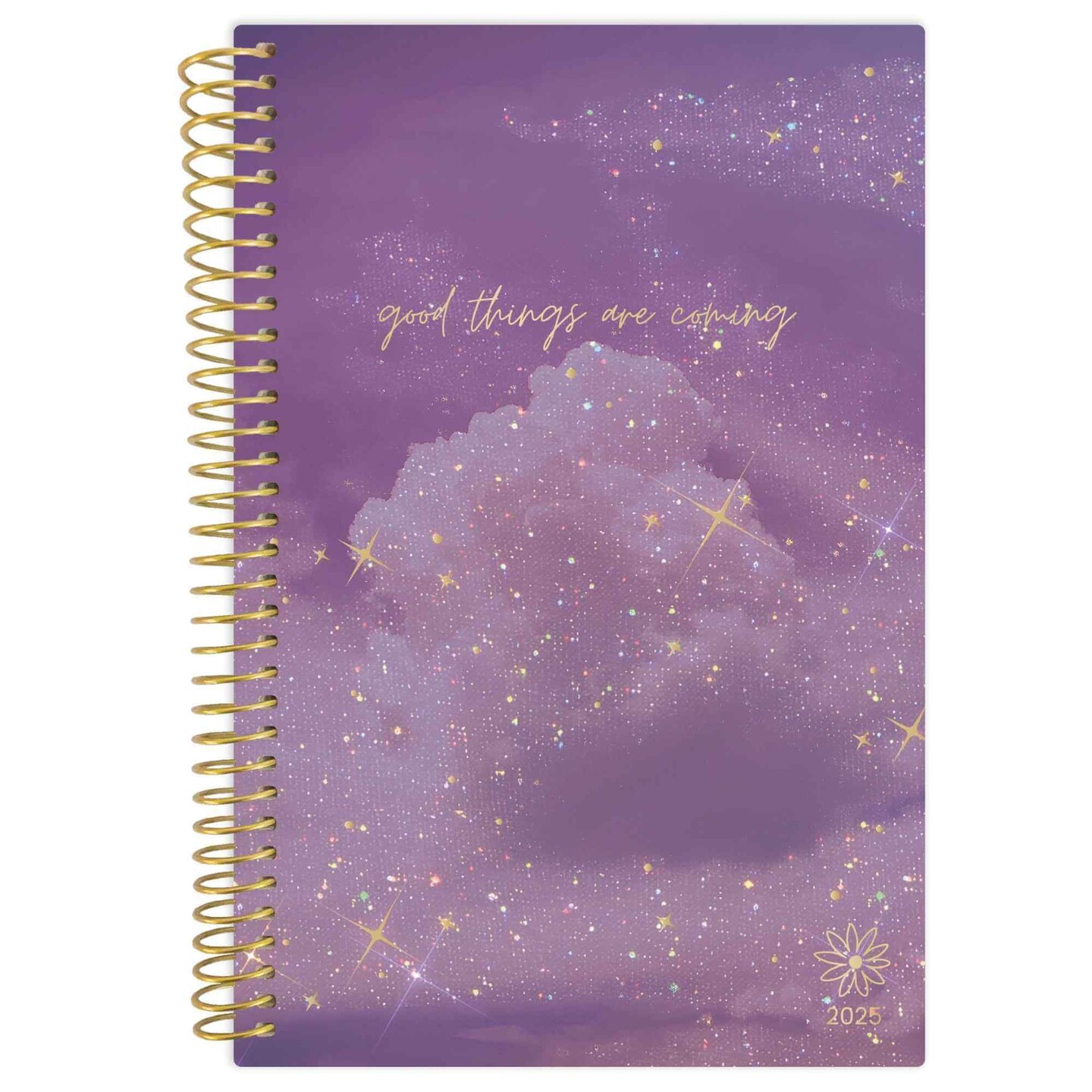 bloom daily planners 2025 Soft Cover Planner, 4&#x22; x 6&#x22;, Good Things Are Coming