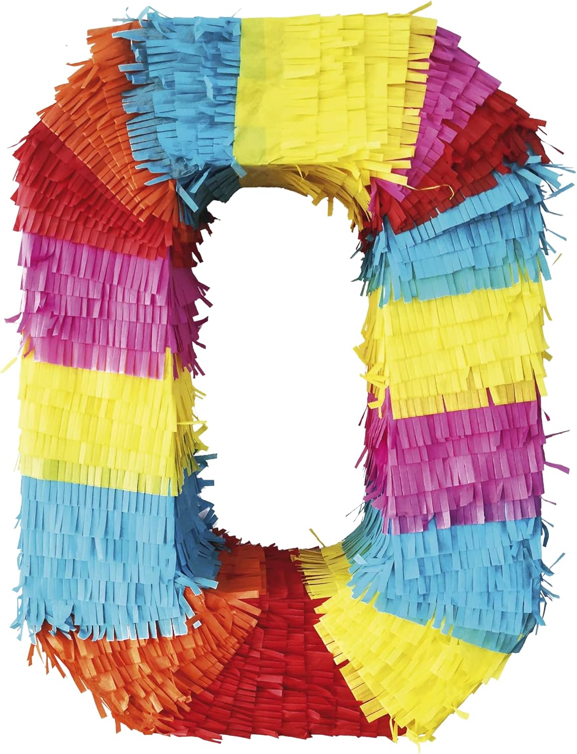 Pinata numbers 0-9 children birthday punch pinata 16.5 x 13.7 x 3.1 inch decoration birthday decoration (0)