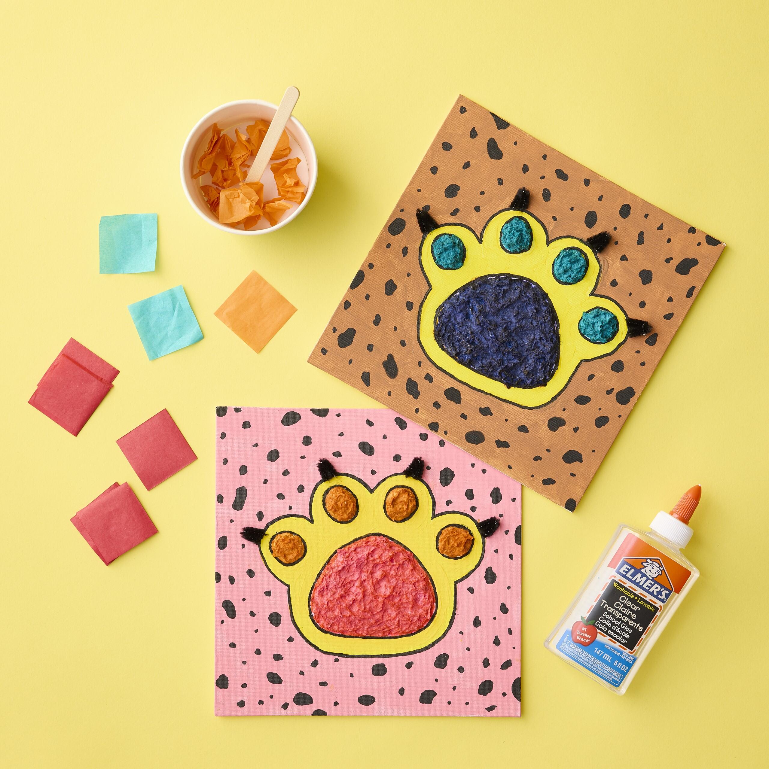 Kids Club: Camp Creatology: Textured Paper Art