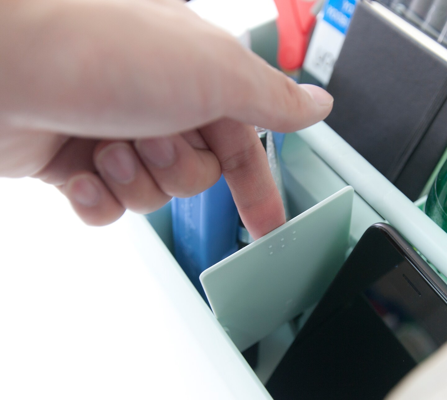 Enjoy Organizer Portable Caddy with Handle – 8-Compartment Storage Bin with Removable Dividers for Office, Crafts, and Home – Made in USA