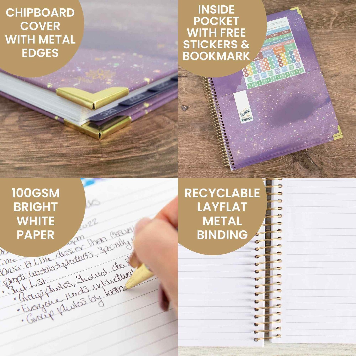 bloom daily planners 2025 Hard Cover Planner, 8.5" x 11", Good Things are Coming