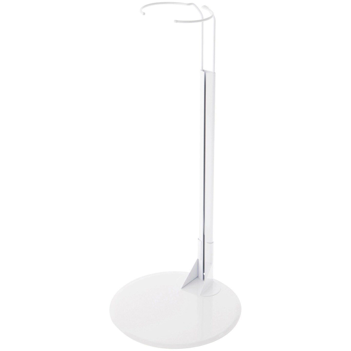 Plymor DSP-15W White Adjustable Doll Stand, fits 25, 26, 27, 28, 29, 30, 31, 32, 33, and 34 inch Dolls, Waist is 3.75" - 5" wide, 11" - 13" around