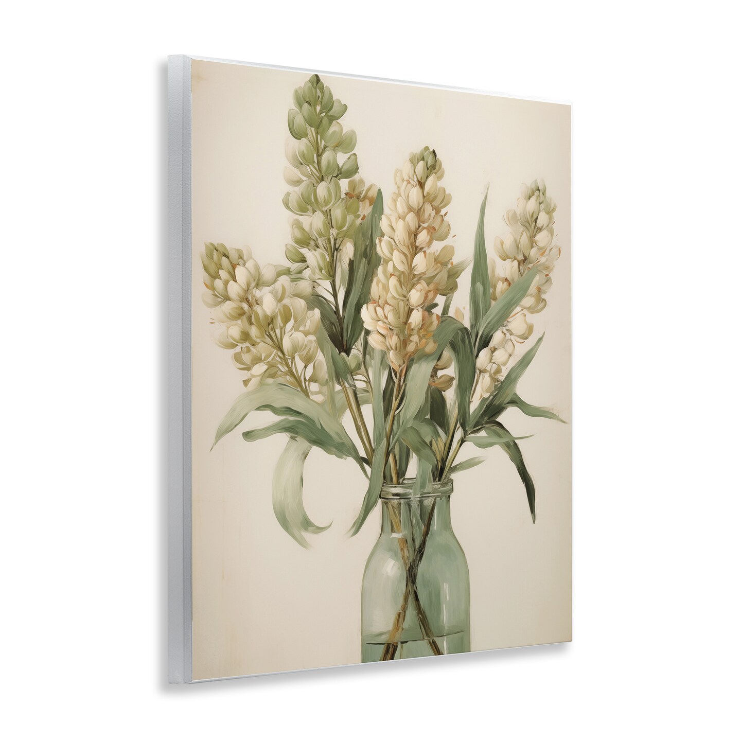 Stupell Industries Country Botanicals in Green Jar Wall Plaque Design by Arlington Prints