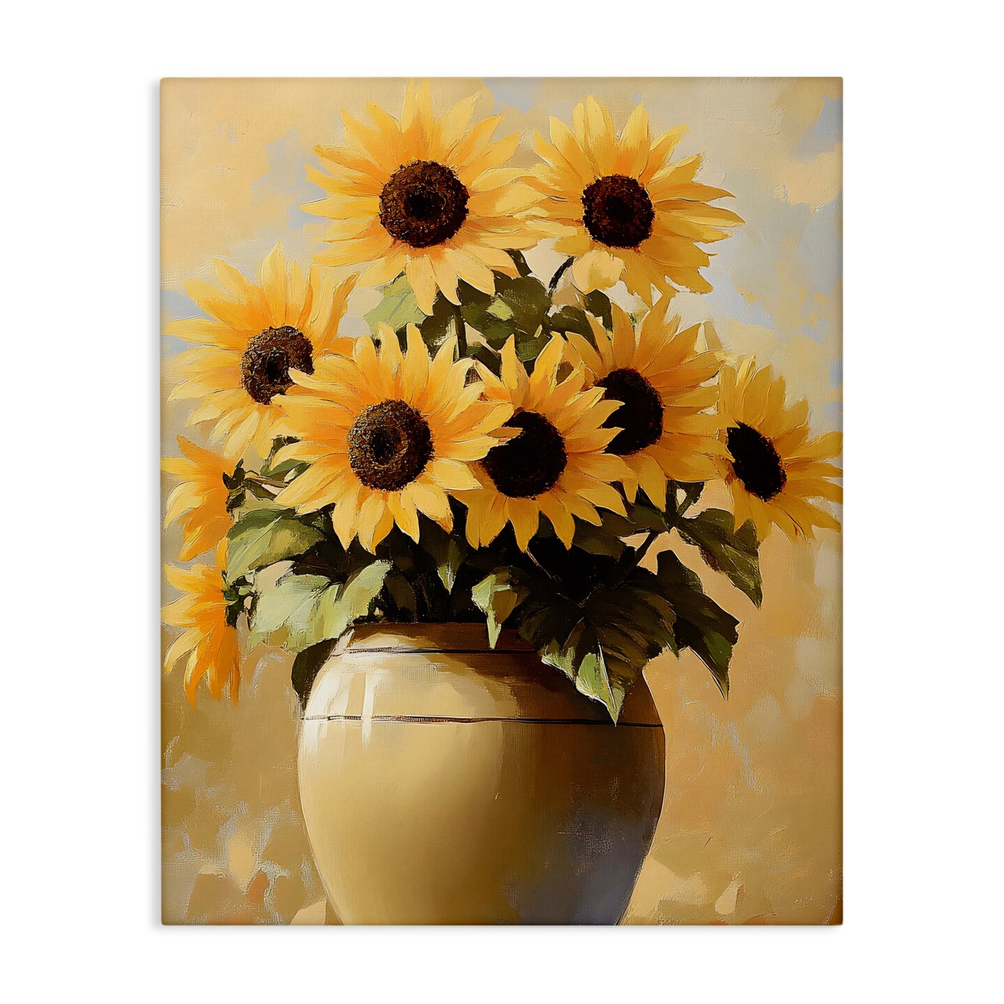 Stupell Industries Sunflower Pot Still Life Canvas Design by Franklyn Gregory
