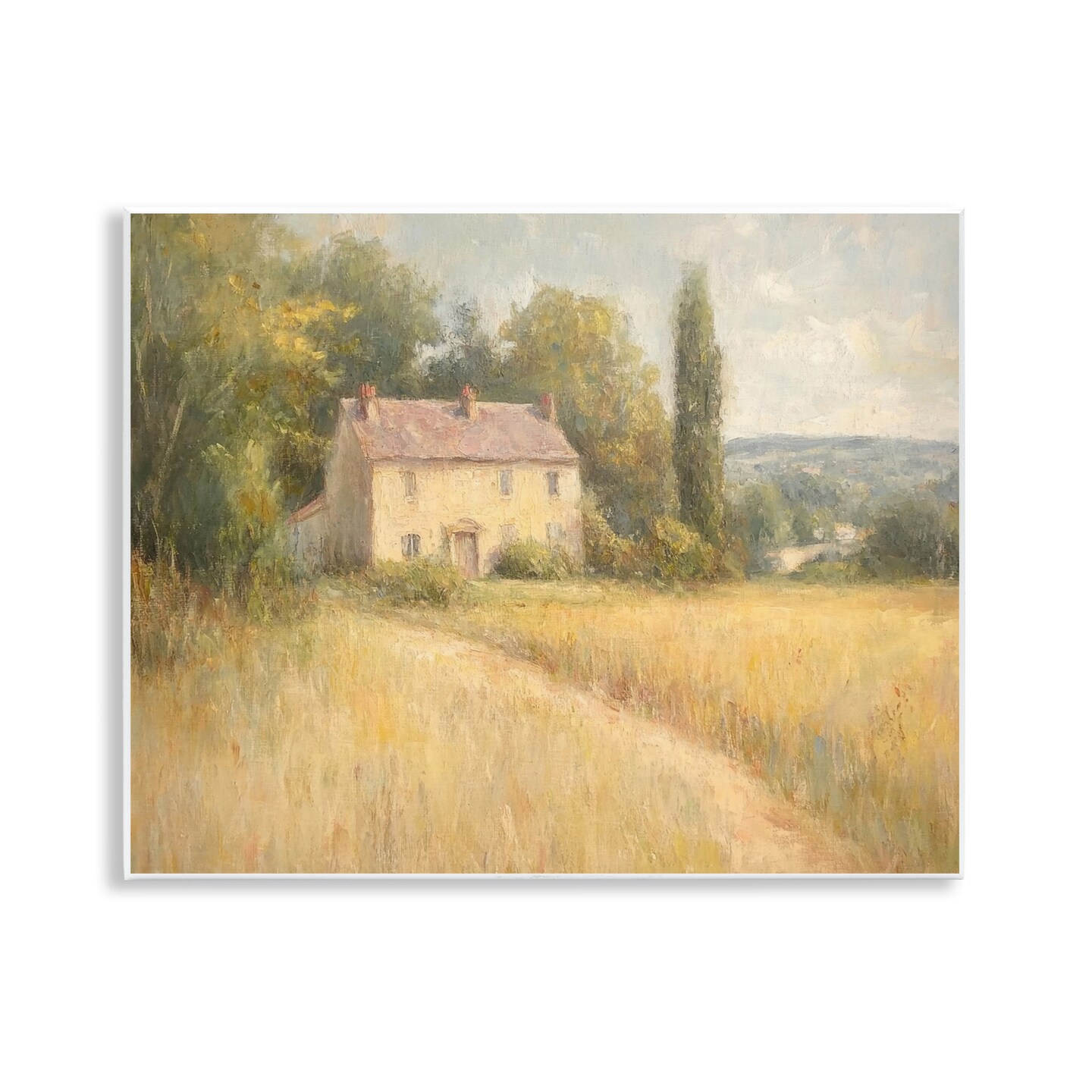 Stupell Industries Hide Away Cottage House Wall Plaque Design by Petal Prints Design