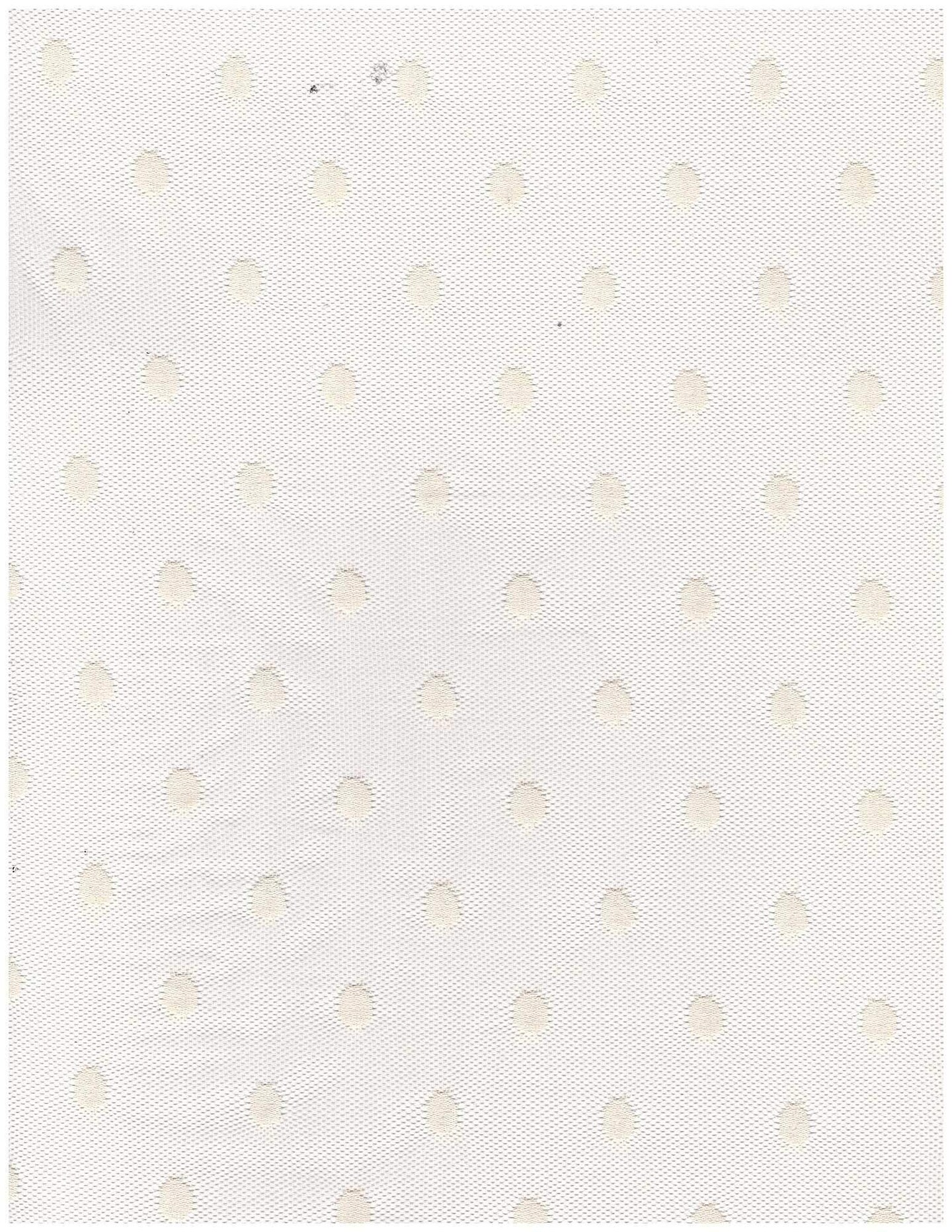 1 Yard Nylon Spandex Polka Dot Lace Mesh Fabric Solid Lightweight Soft Stretch 58/60" Width